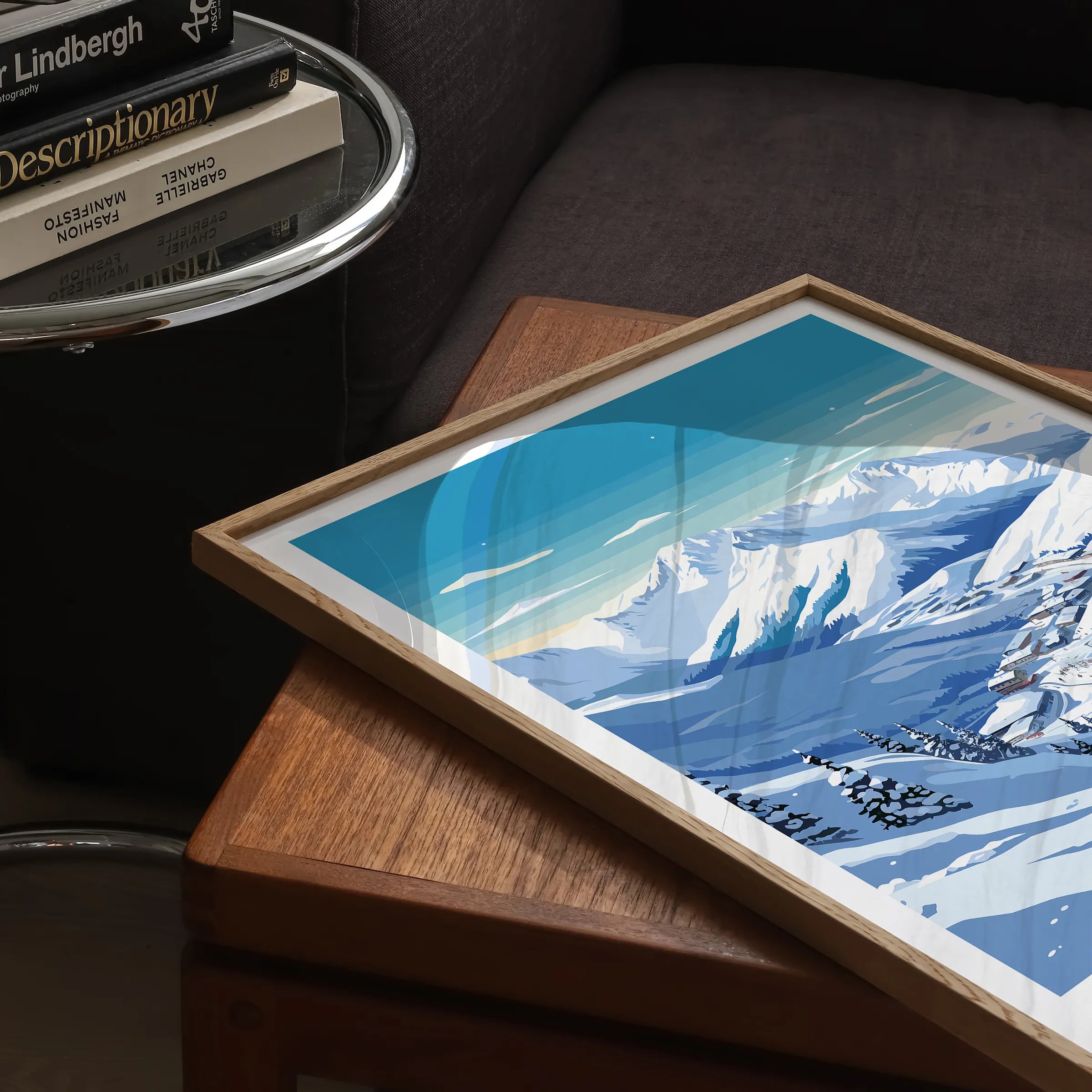 Les Arcs Minimalist Wall Art