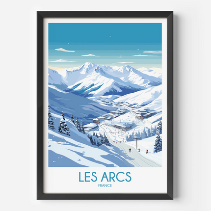 Les Arcs Minimalist Wall Art