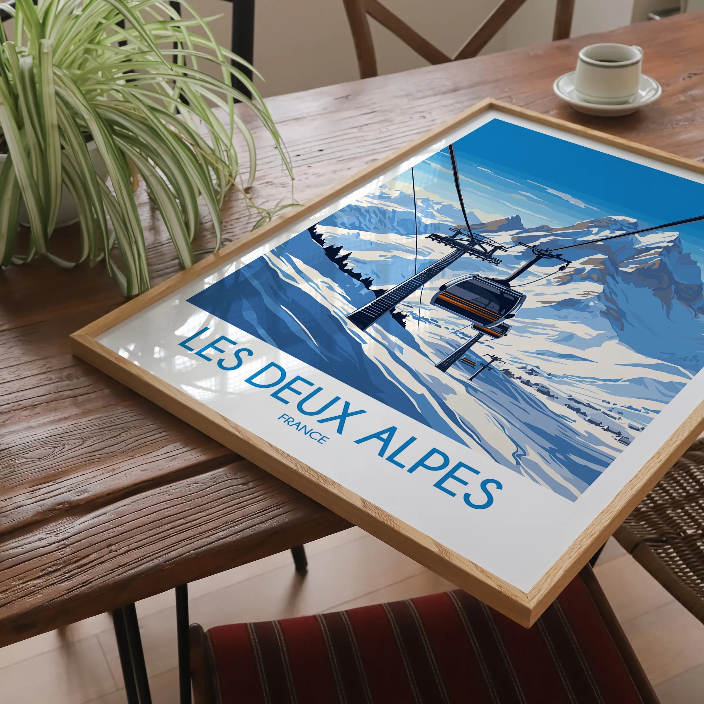 Les Deux Alpes Destination Art Gift
