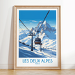 Les Deux Alpes Gallery Quality Print