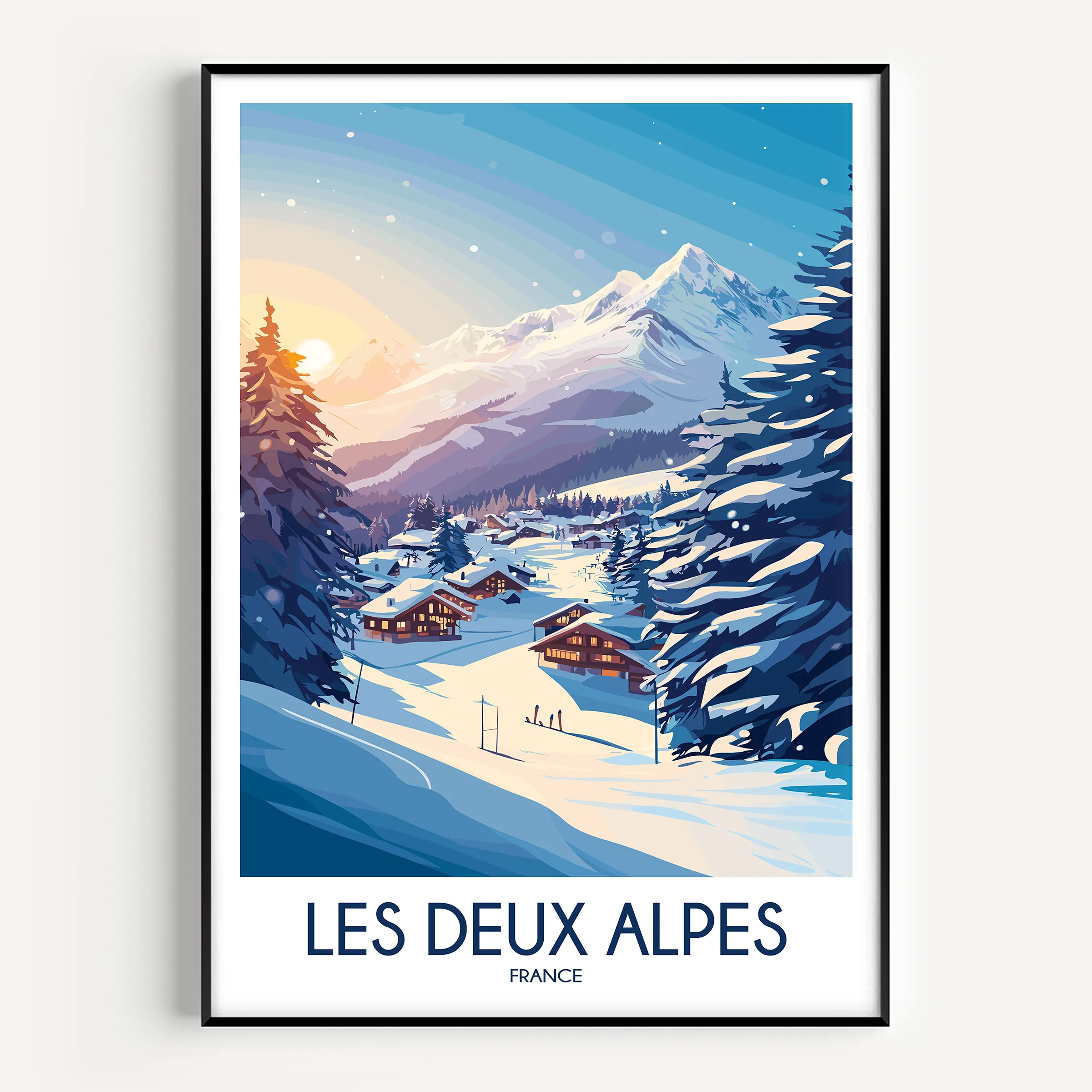 Les Deux Alpes Home Office Decor