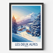 Les Deux Alpes Minimalist Wall Art