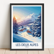 Les Deux Alpes Scenic Landscape Art