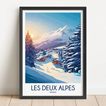 Les Deux Alpes Scenic Landscape Art