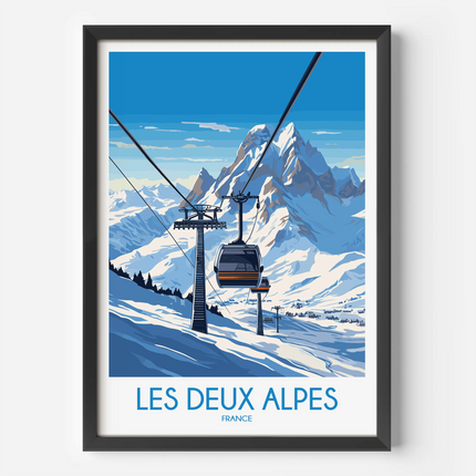 Les Deux Alpes Scenic Landscape Art