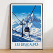 Les Deux Alpes Travel Memory Gift