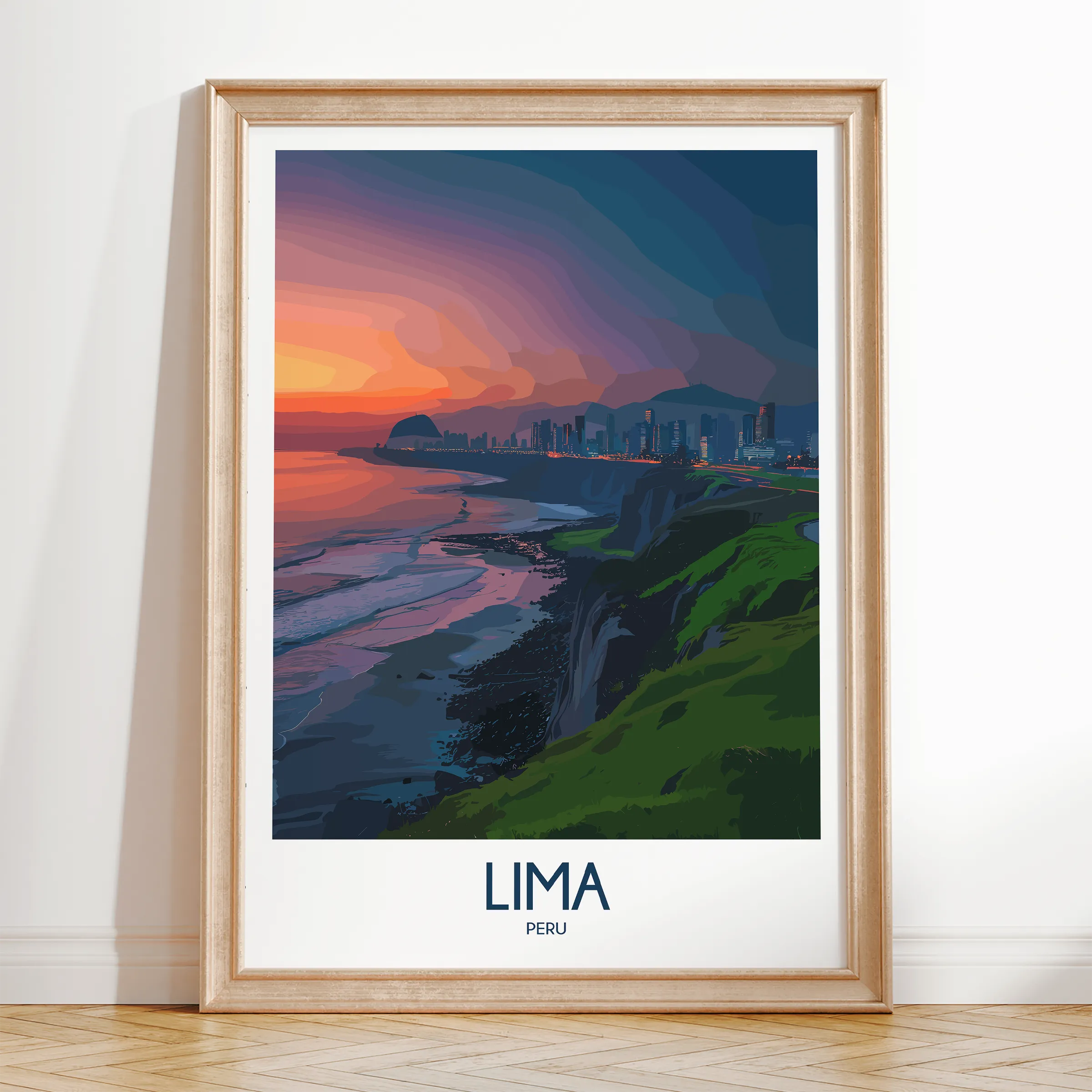 Lima Destination Art Gift