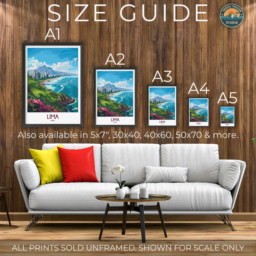 Lima Destination Art Gift