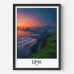 Lima Modern Travel Poster