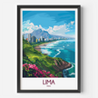Lima Retro Travel Illustration