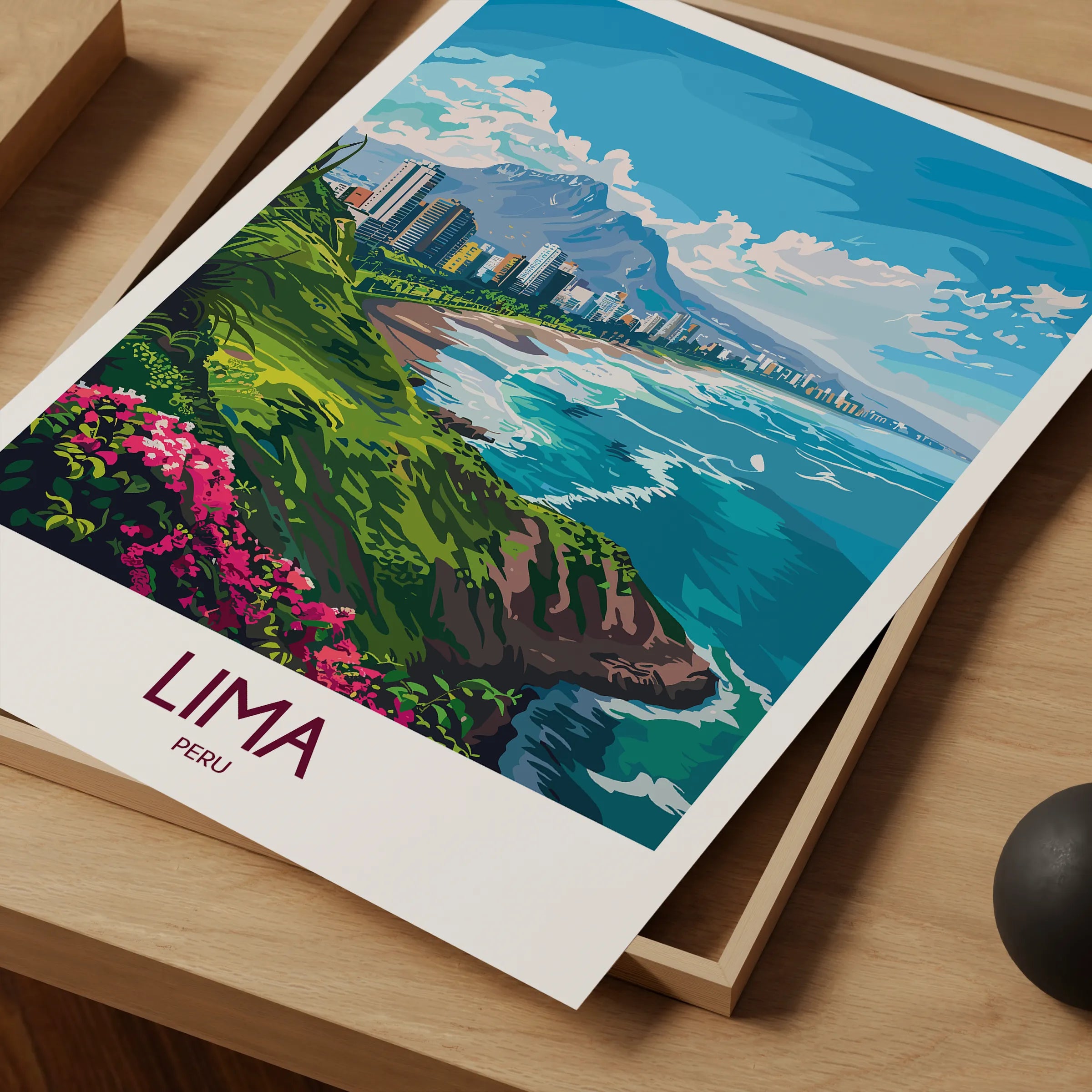 Lima Scenic Landscape Art