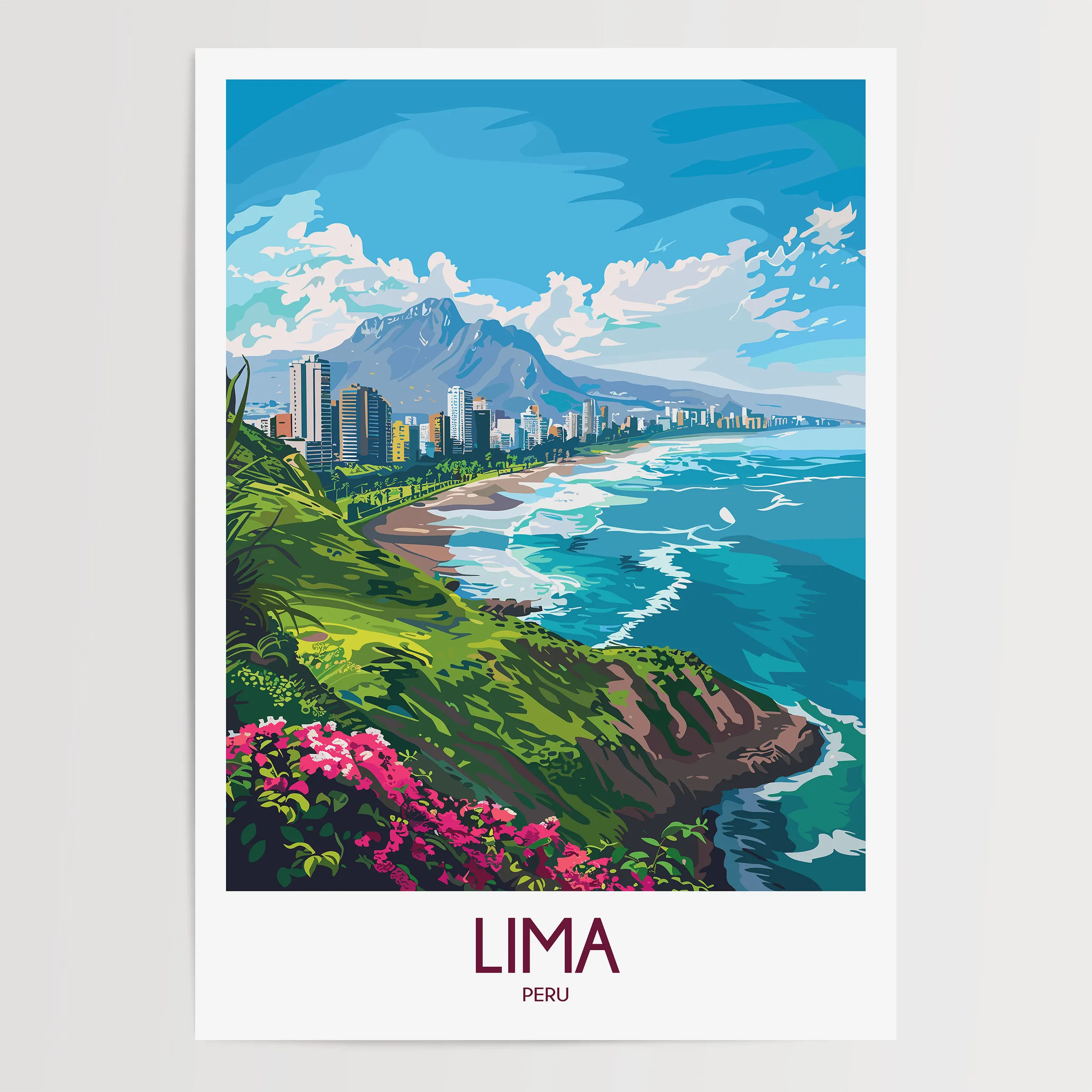 Lima Souvenir Poster Print