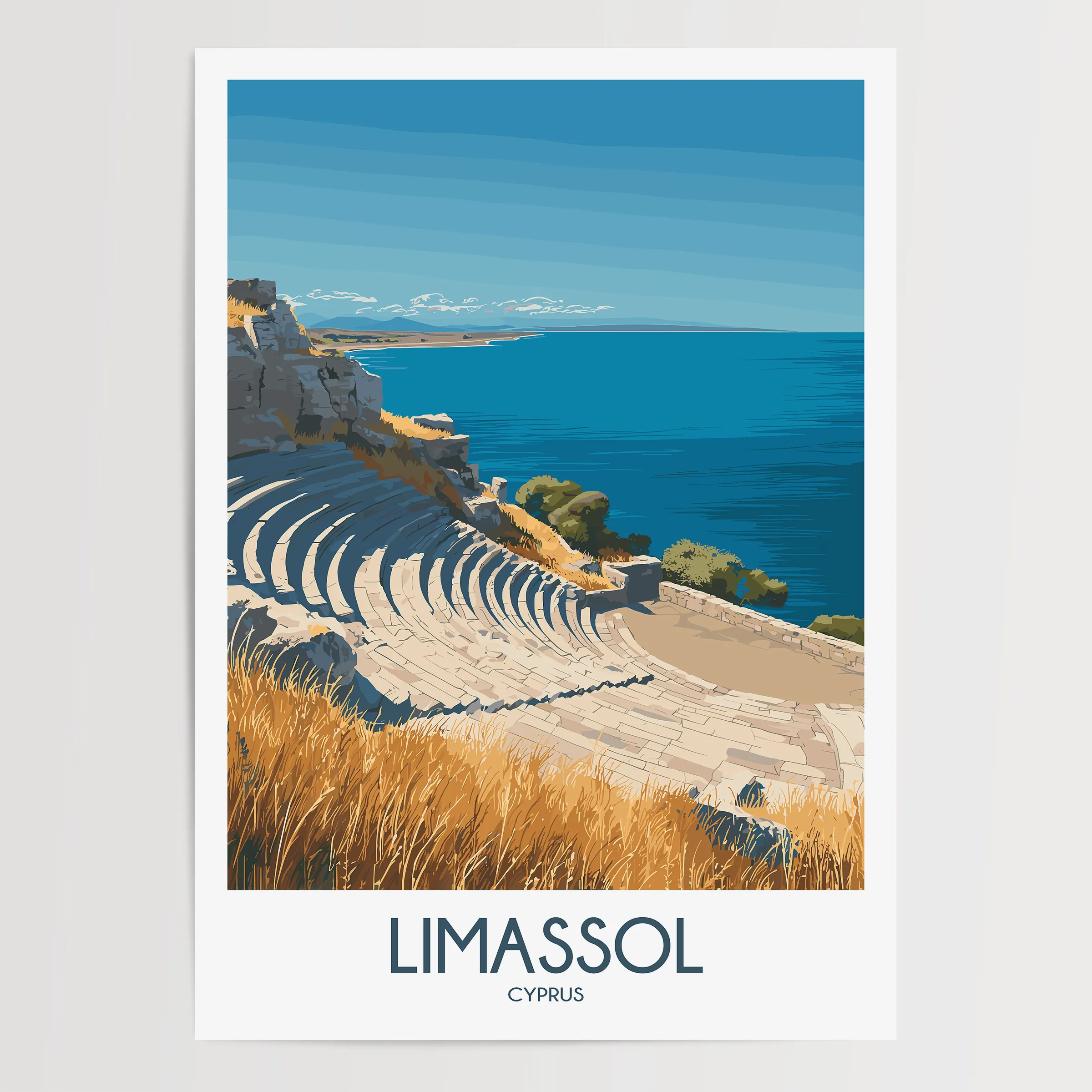 Limassol Minimalist Wall Art