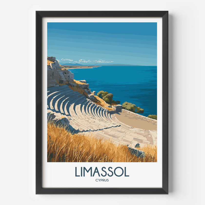 Limassol Souvenir Poster Print