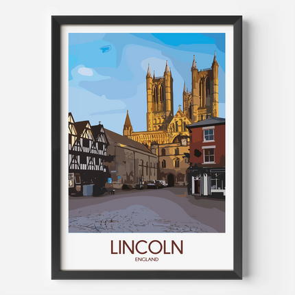 Lincoln Cathedral Minimalist Wall Art