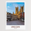 Lincoln Cathedral Souvenir Poster Print