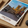 Lincoln Cathedral Vintage Style Print