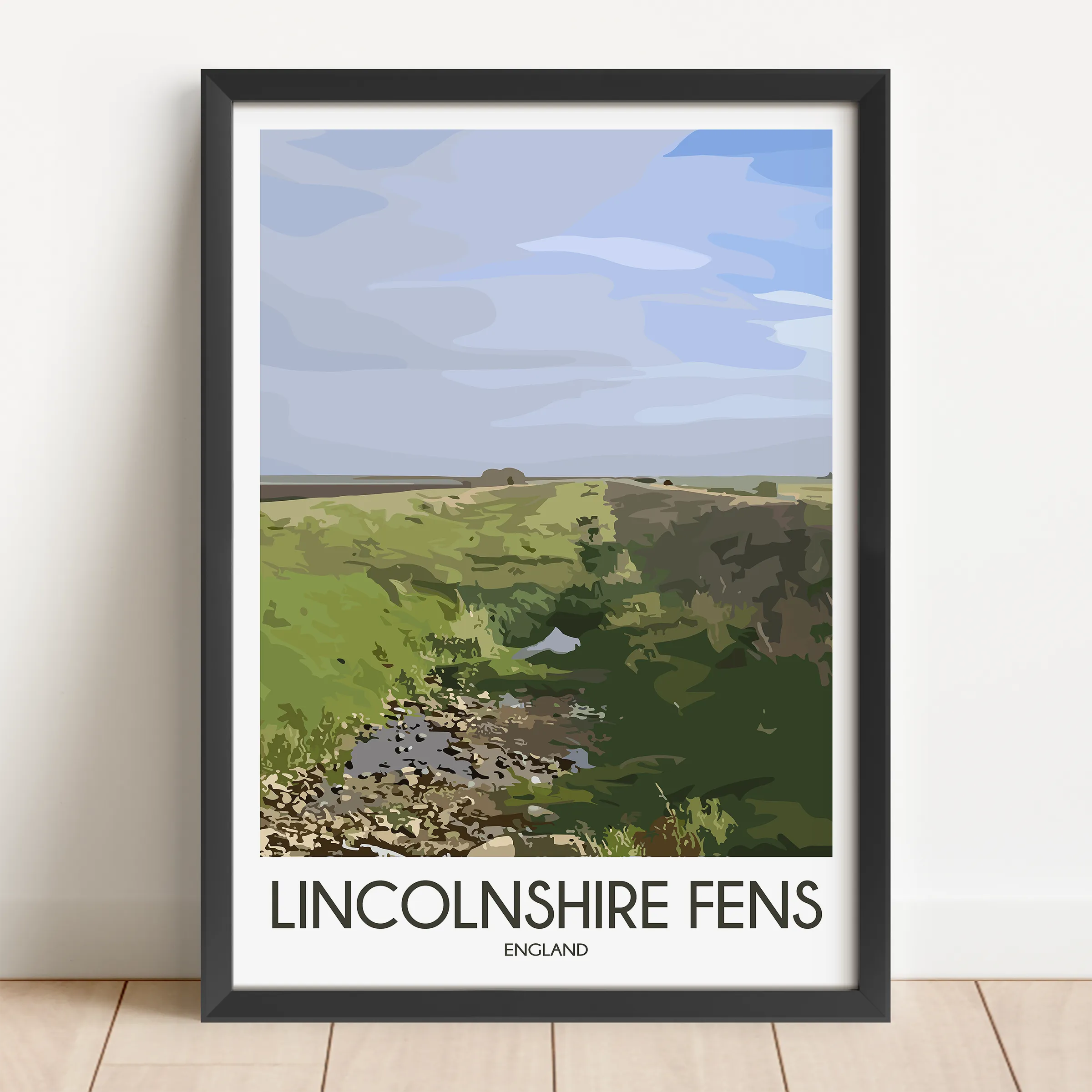 Lincolnshire Fens Home Office Decor