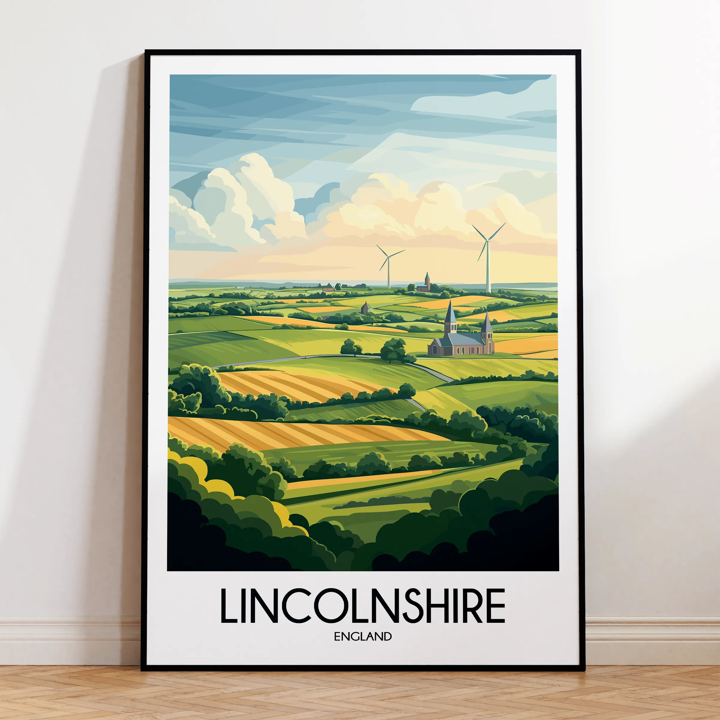 Lincolnshire Minimalist Wall Art