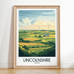 Lincolnshire Modern Travel Poster