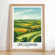 Lincolnshire Modern Travel Poster