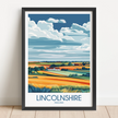 Lincolnshire Retro Travel Illustration
