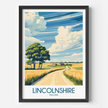 Lincolnshire Retro Travel Illustration