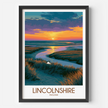 Lincolnshire Retro Travel Illustration