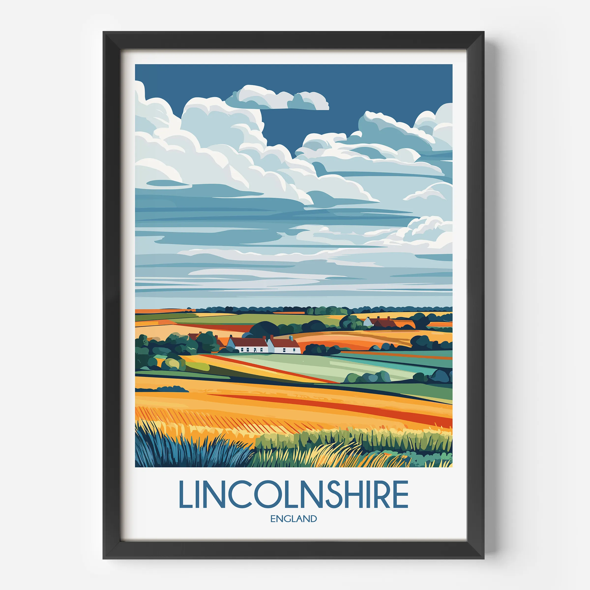 Lincolnshire Scenic Landscape Art