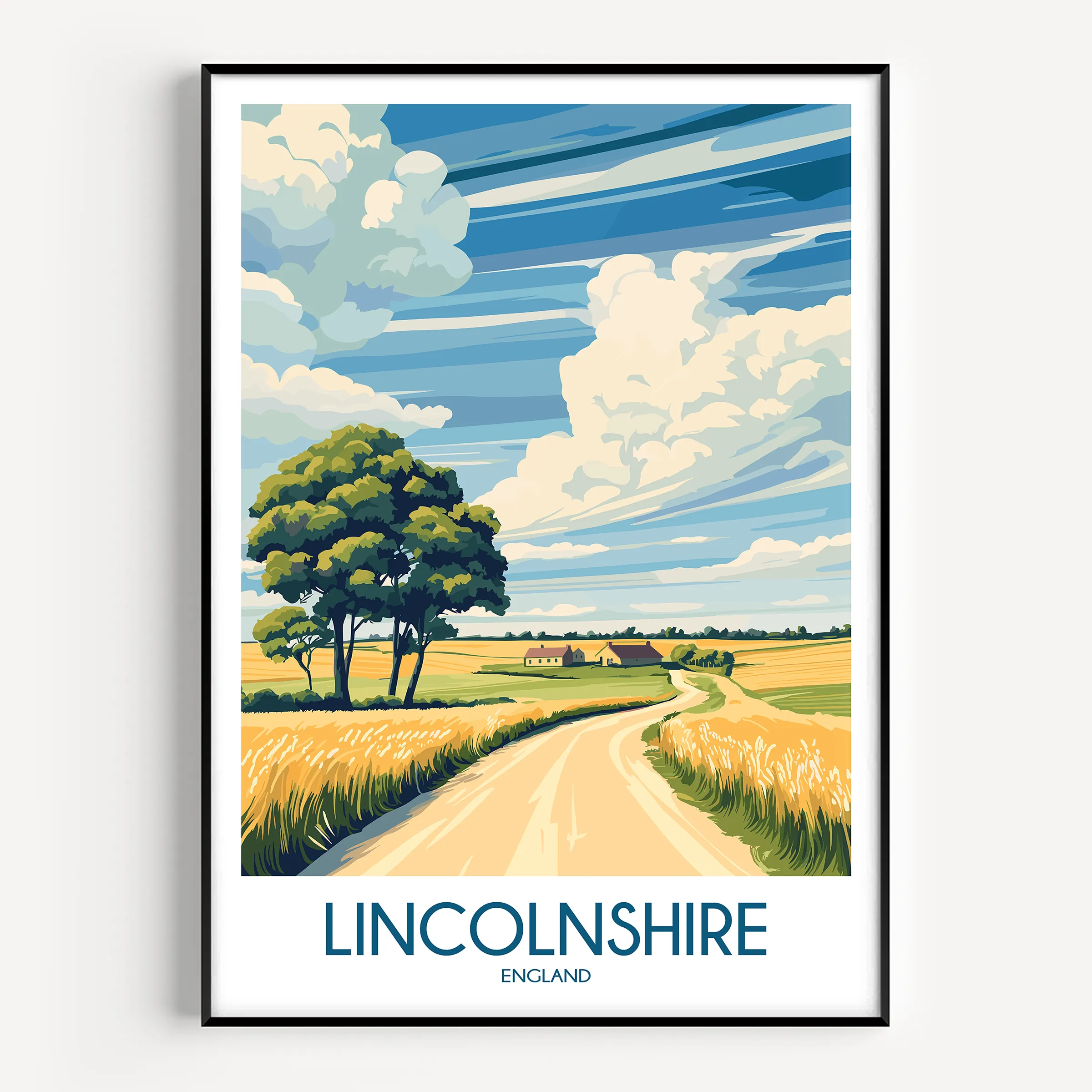 Lincolnshire Scenic Landscape Art
