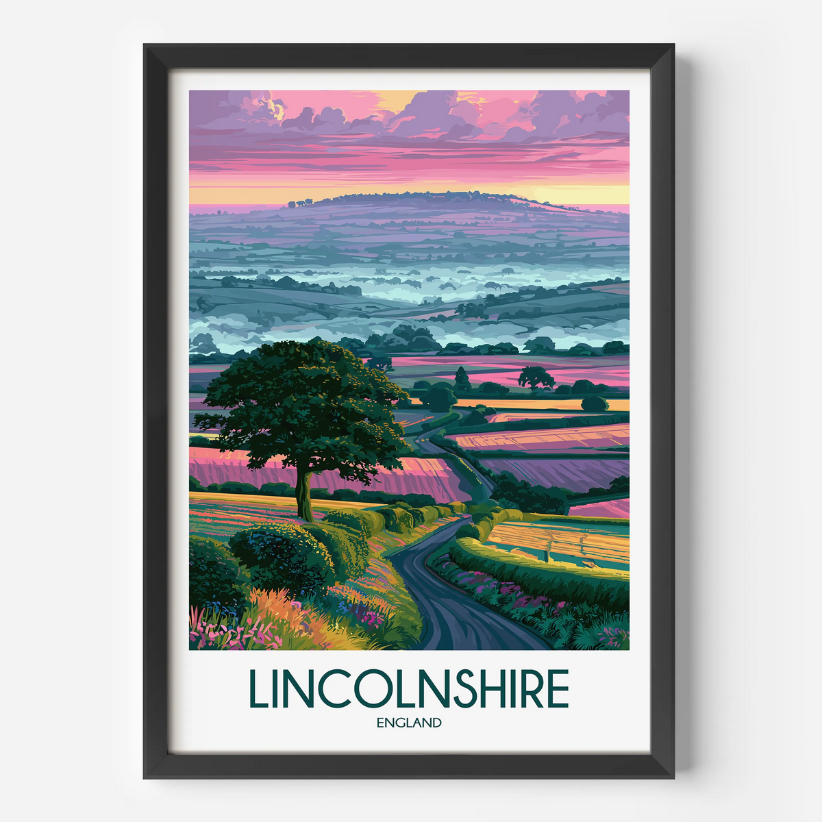 Lincolnshire Souvenir Poster Print