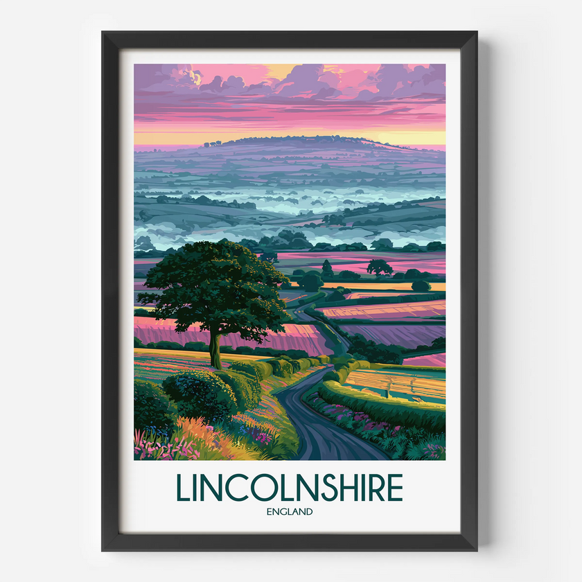 Lincolnshire Souvenir Poster Print