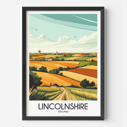 Lincolnshire Souvenir Poster Print