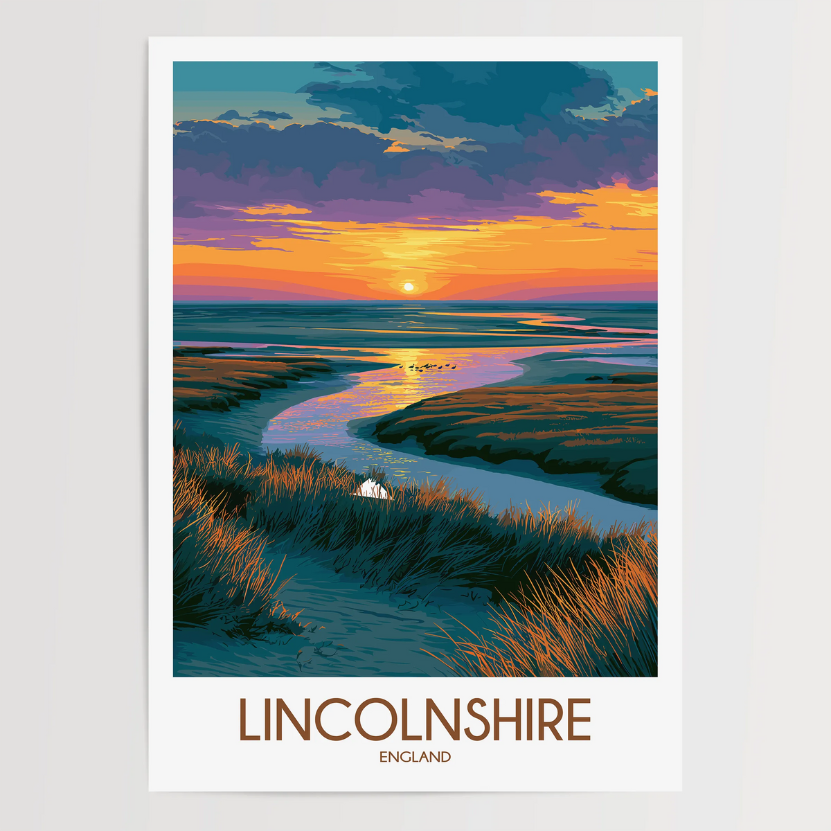 Lincolnshire Travel Memory Gift