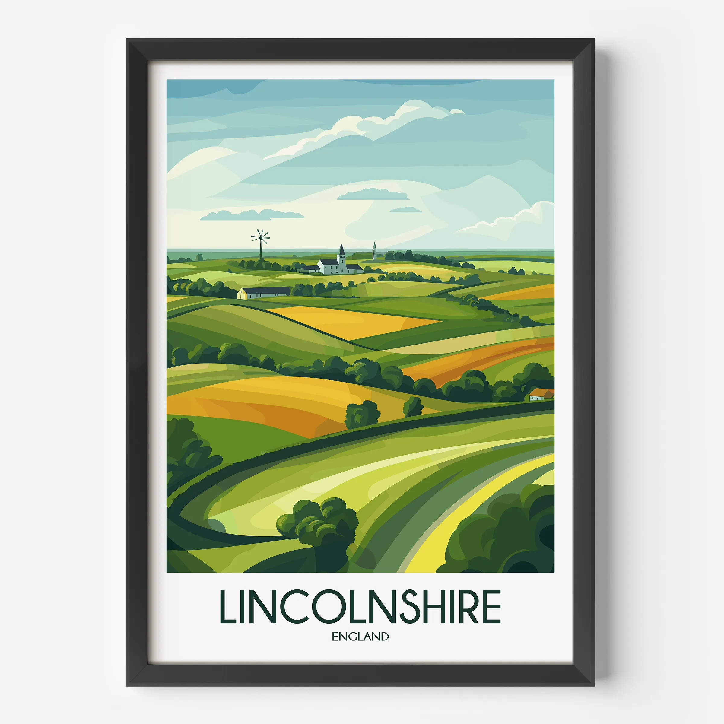 Lincolnshire Travel Memory Gift