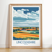 Lincolnshire Vintage Style Print