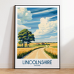 Lincolnshire Vintage Style Print
