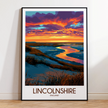 Lincolnshire Vintage Style Print