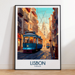 Lisbon Destination Art Gift