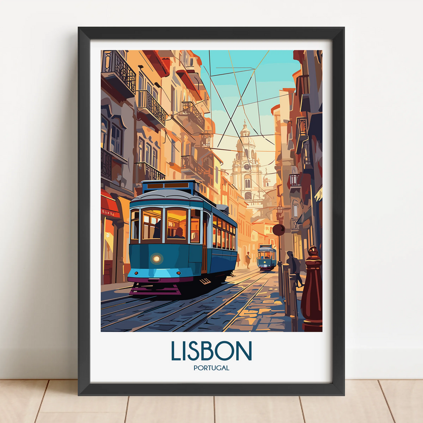 Lisbon Minimalist Wall Art