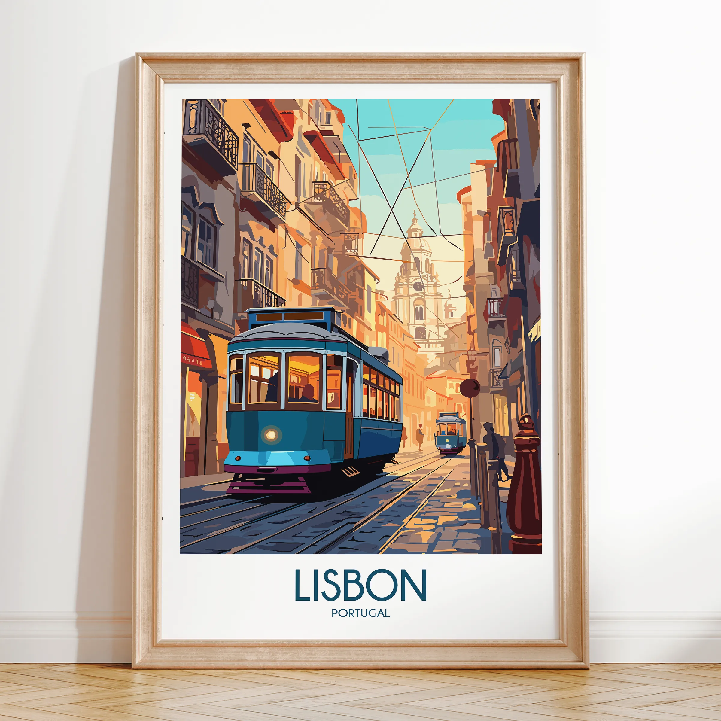 Lisbon Scenic Landscape Art