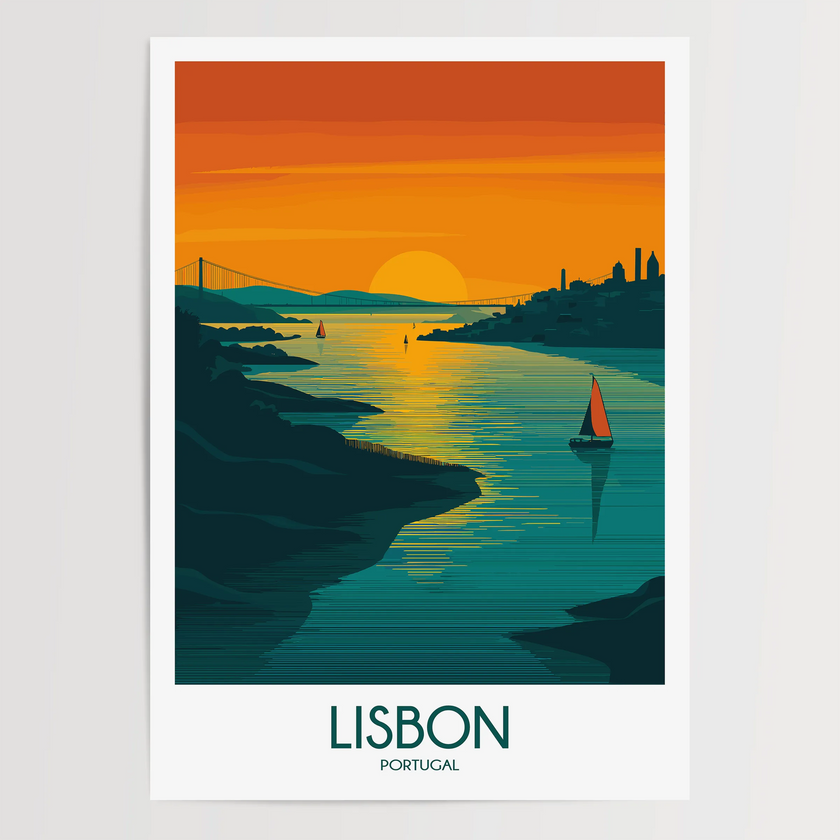 Lisbon Scenic Landscape Art