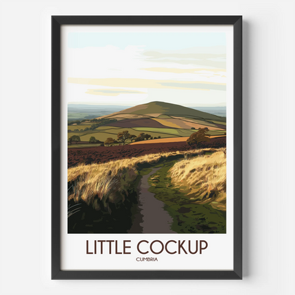 Little Cockup Modern Travel Poster