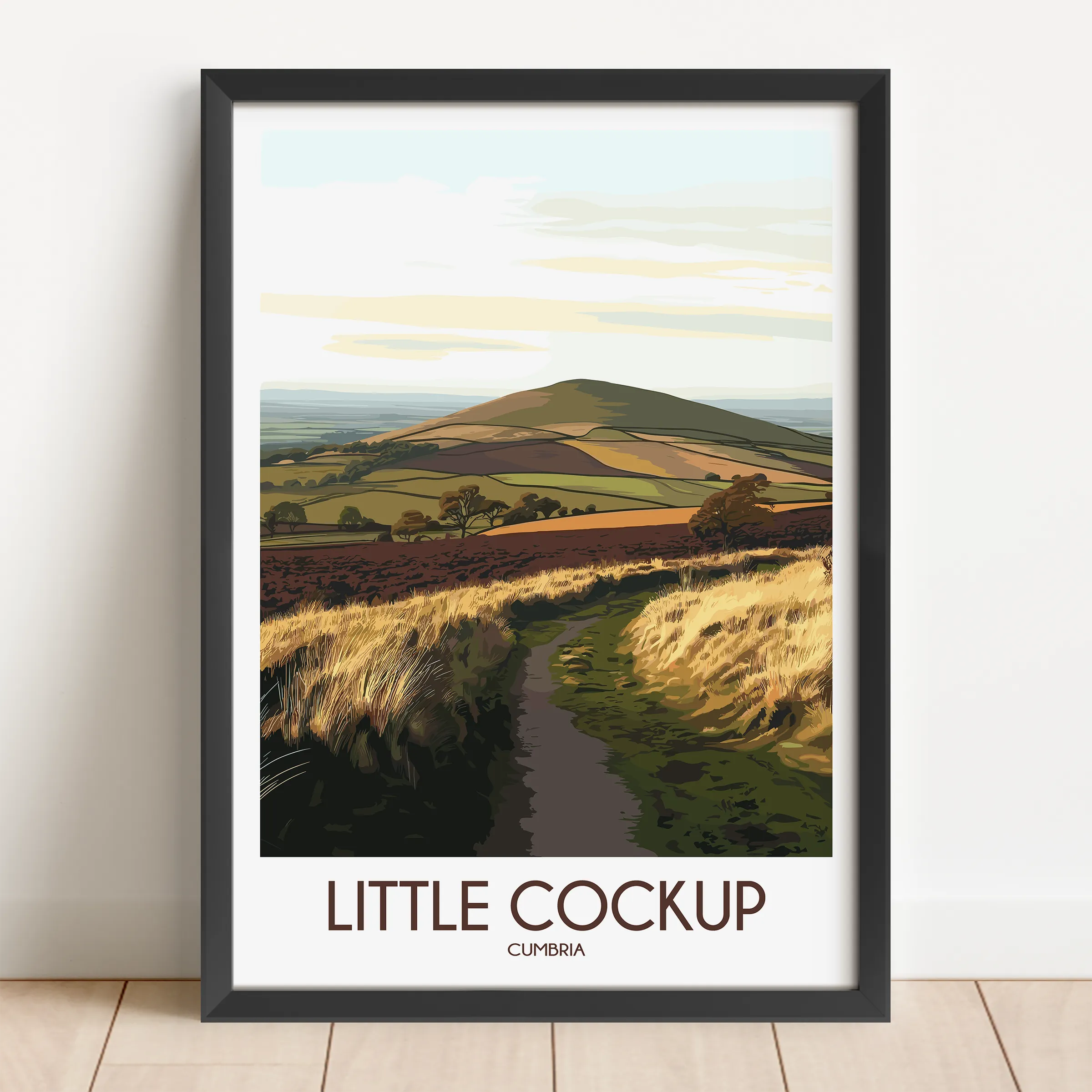 Little Cockup Vintage Style Print