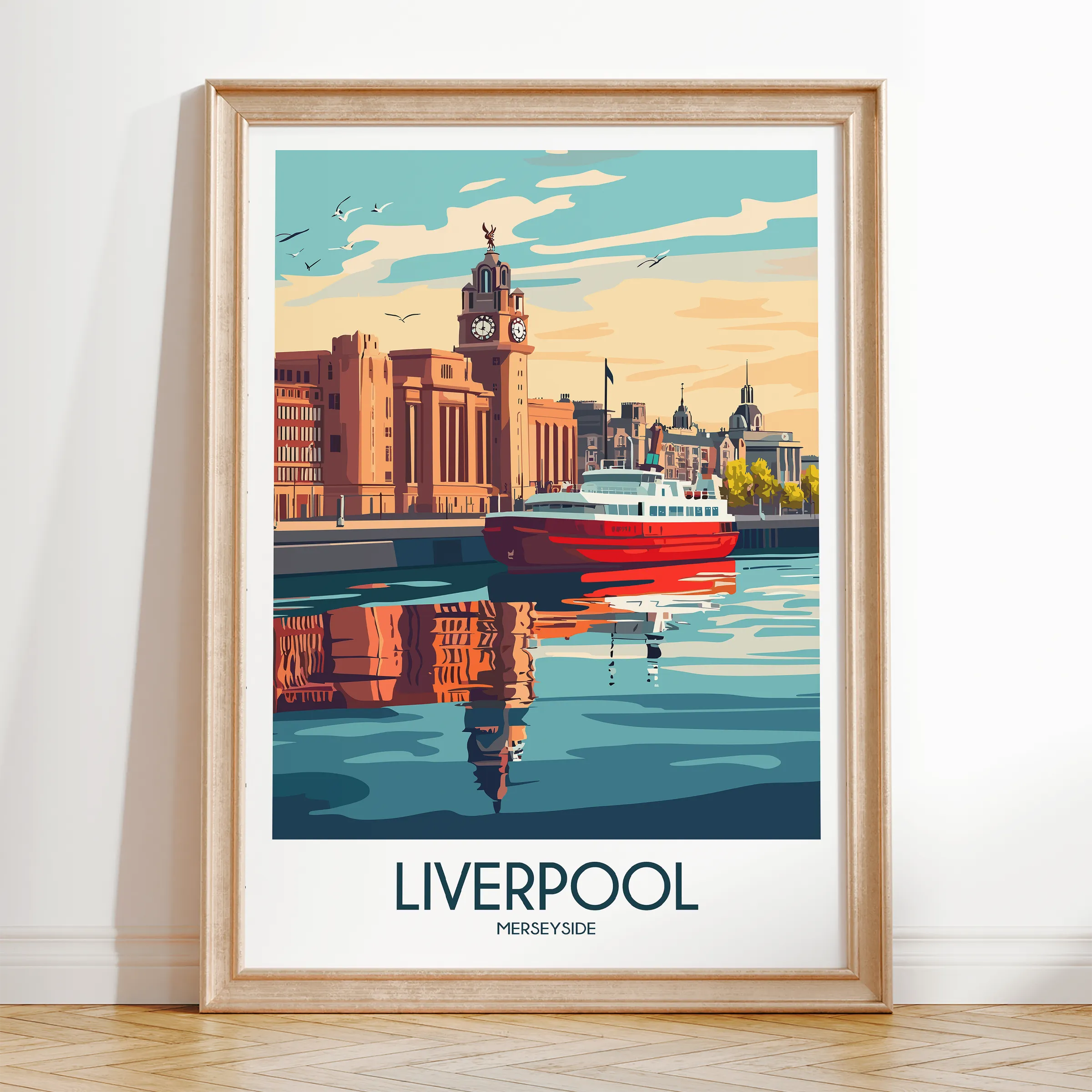 Liverpool Destination Art Gift