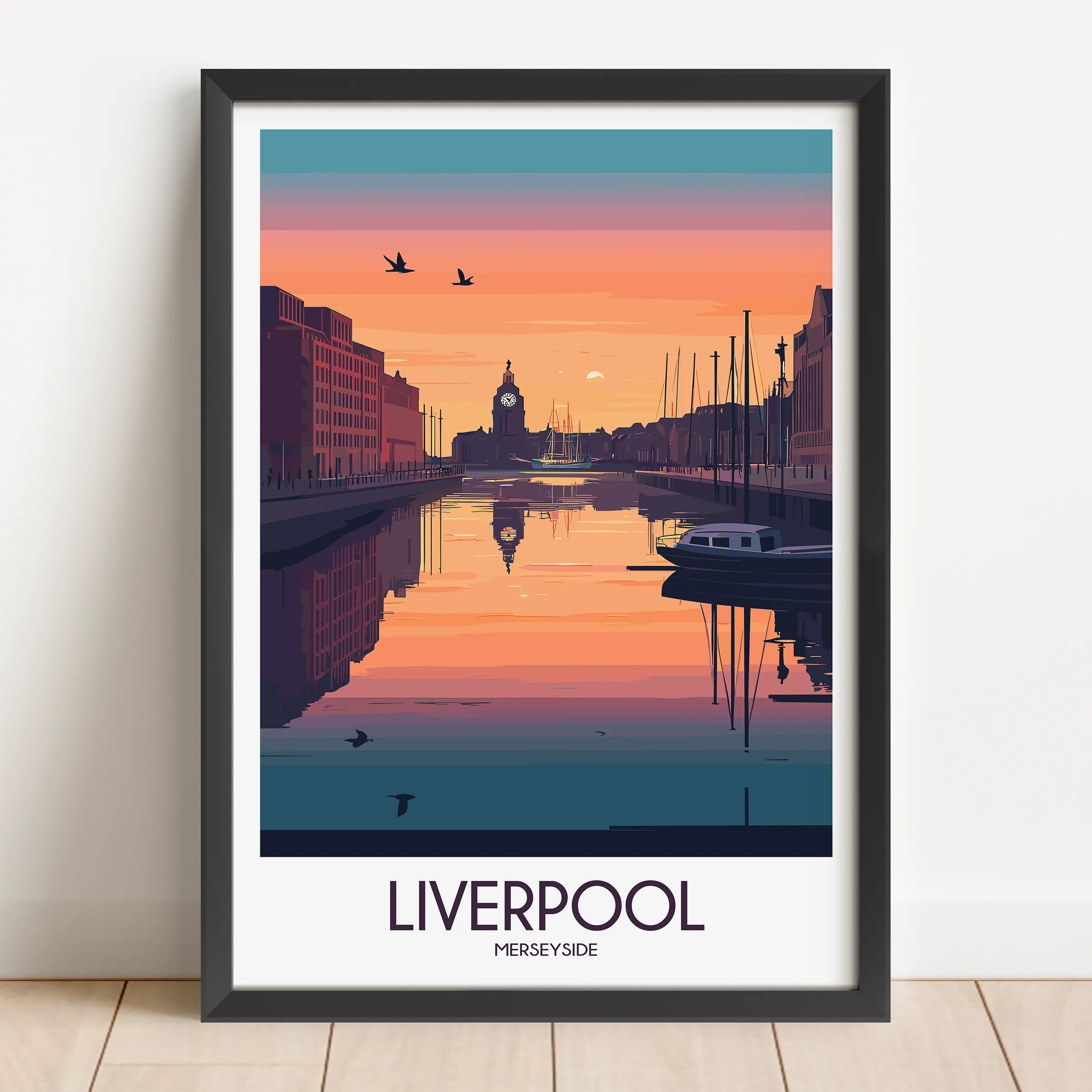 Liverpool Destination Art Gift