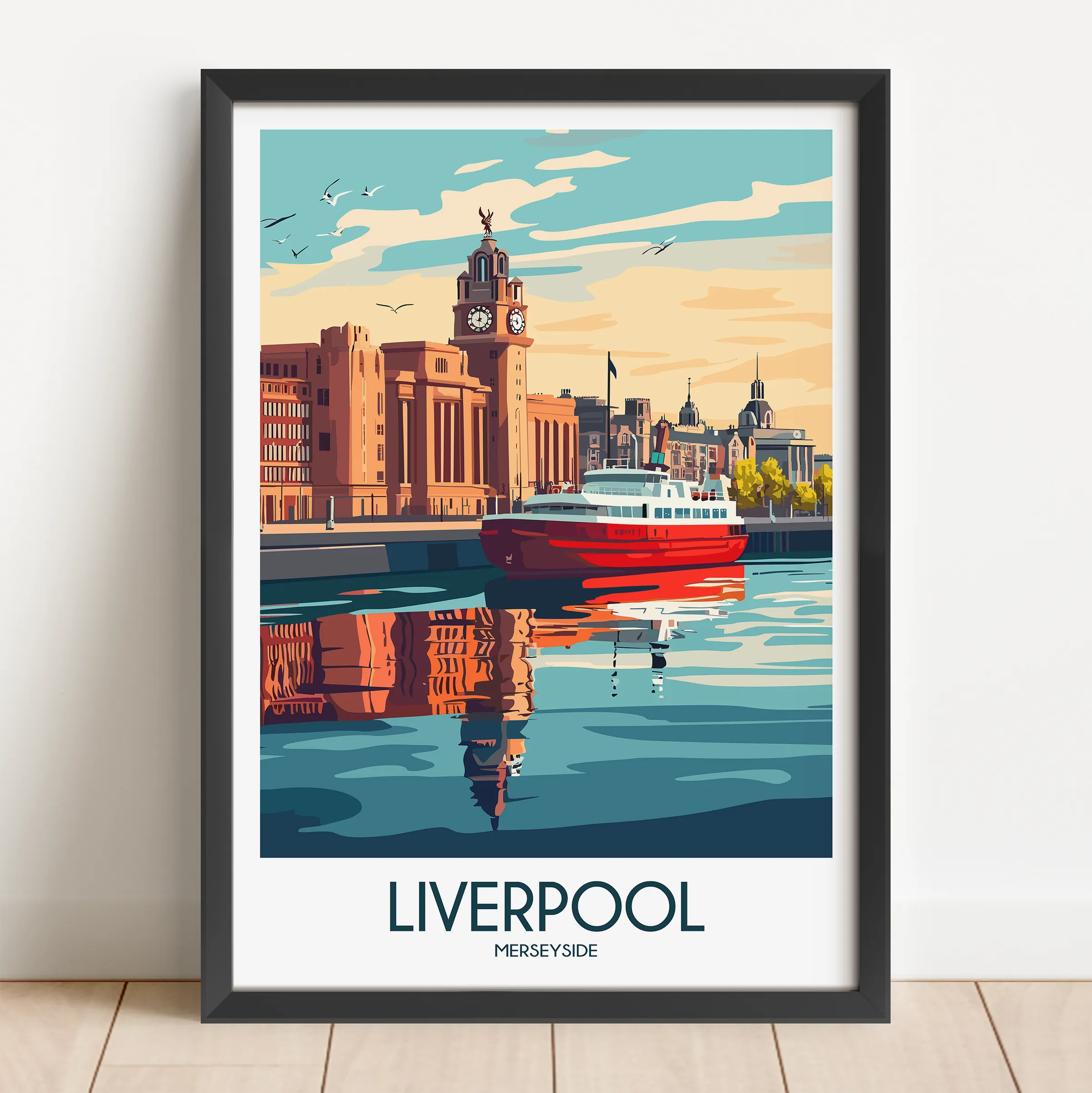 Liverpool Minimalist Wall Art