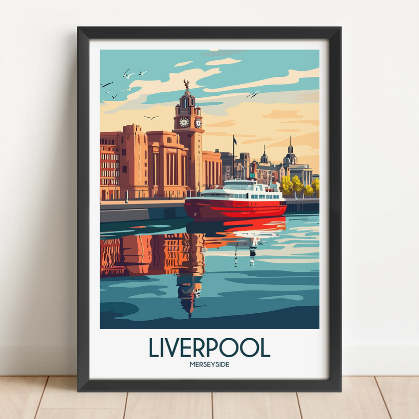 Liverpool Minimalist Wall Art
