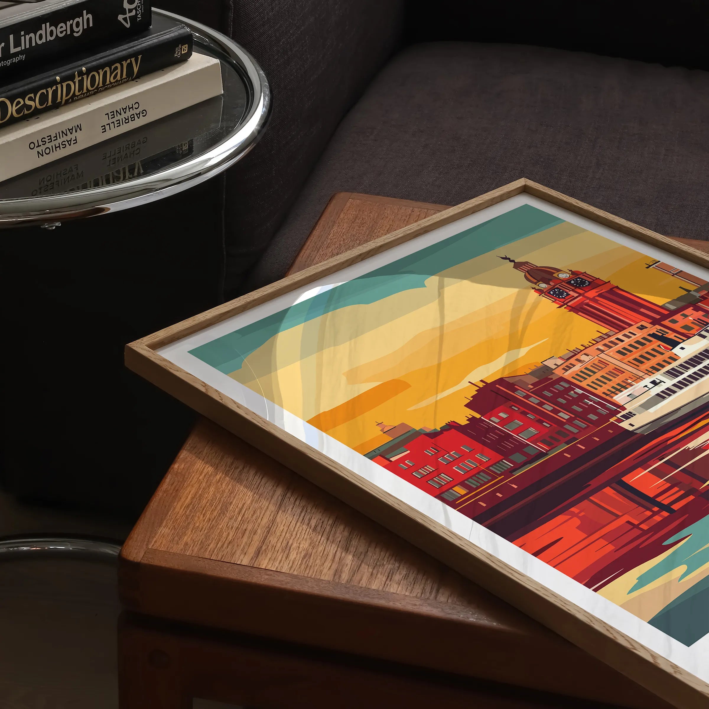 Liverpool Modern Travel Poster