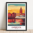Liverpool Souvenir Poster Print